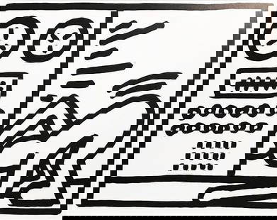 Keith Haring - September: Keith Haring - September, Measures 12.00 X 15.00 Inches, Print on Archival paper.