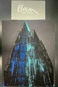 Andy Warhol "Koln Cathedral, Blue, 1989" Print