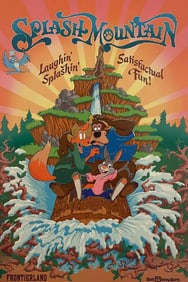 Walt Disney World Splash Mountain Attraction Poster
