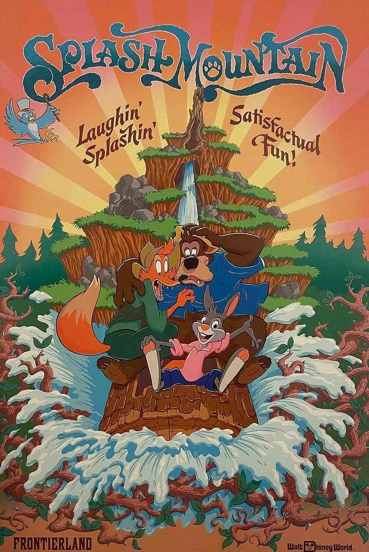 Walt Disney World Splash Mountain Attraction Poster (1 of 1)