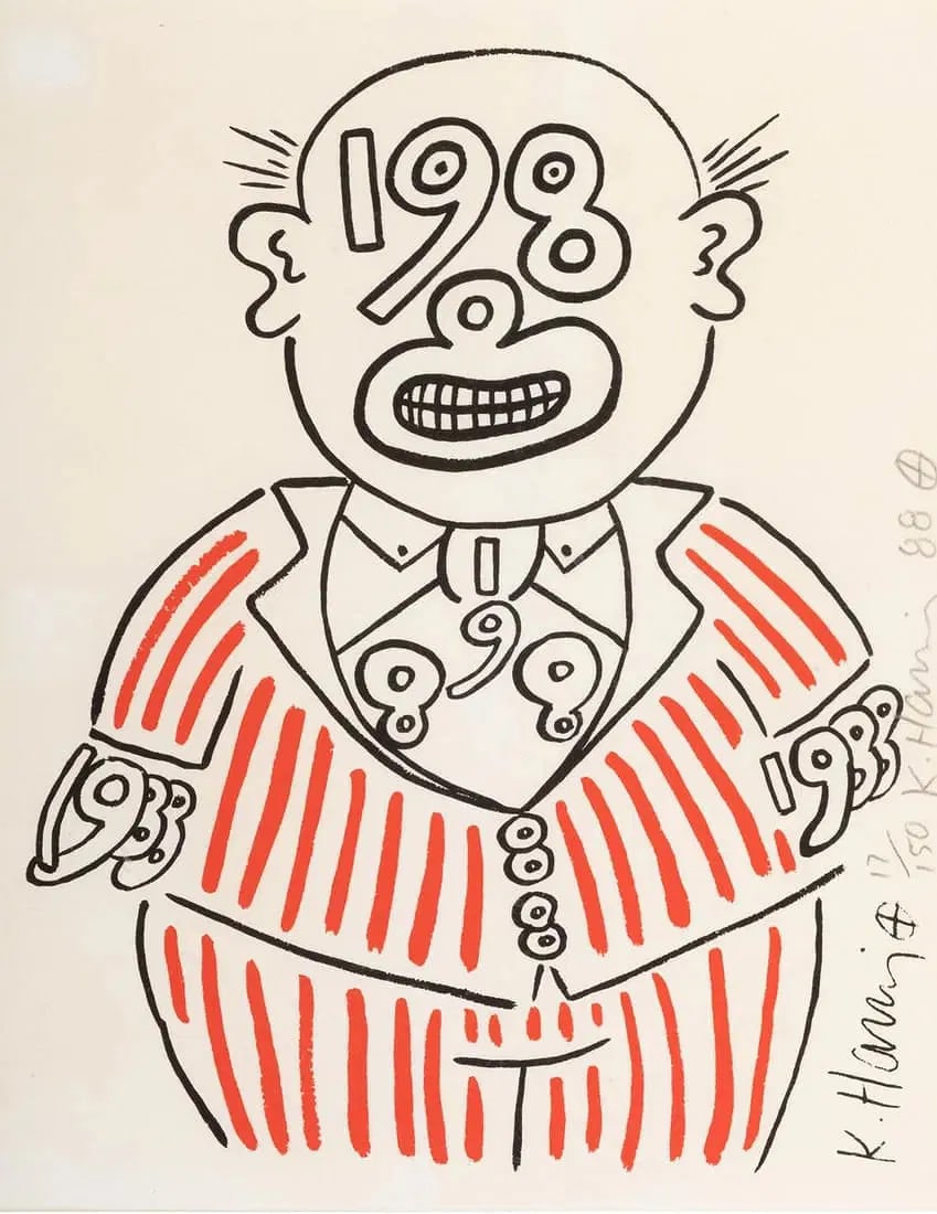 Keith Haring - 1988 Man (1 of 1)