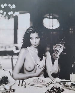 Marc Lagrange, Amazing Beauty 2008: Marc Lagrange "Amazing Beauty, 2008" photo print on high gloss kodak paper. Professsionally mounted on thick backing board. Measures 11.00 X 9.00 inches.