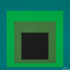 Josef Albers "Homage to the Square, Green"