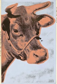Andy Warhol (1928-1987 American) ''Cow 11A'' "1971"