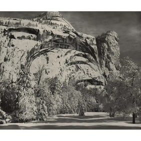 Ansel Adams "North Dome, Royal Arches, 1940's" Glossy Print.
