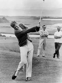 President John F. Kennedy, Golf, 1963 Print