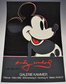 Andy Warhol Signed Poster