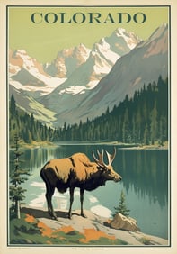 Colorado, Travel Poster