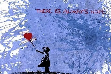 Banksy - 128 Balloon Girl, Offset Lithograph