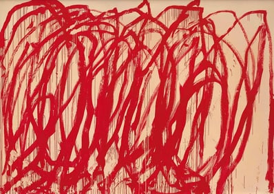 Cy Twombly "Untitled" Print.