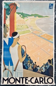 Monte Carlo Travel Poster