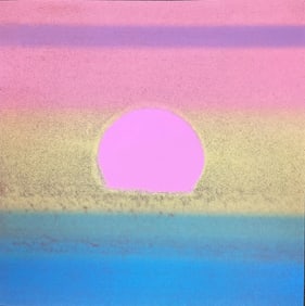 Andy Warhol "Sunset, 1972" Print.