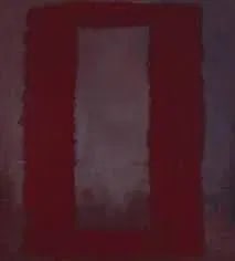 Mark Rothko "Red, Maroon, 1959" Offset Lithograph.