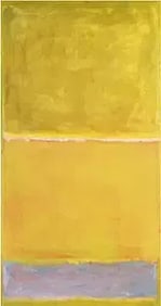 Mark Rothko "Yellow" Print.