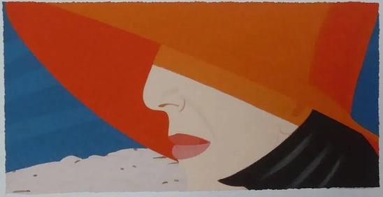 ALEX KATZ 'ORANGE HAT' PRINT