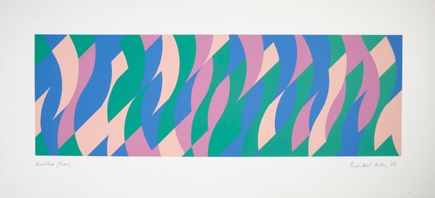 BRIDGET RILEY (B. 1931) Untitled (Evoe)