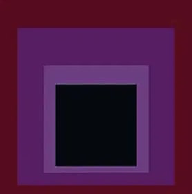 Josef Albers Homage to the Square "Purple" Offset Lithograph.