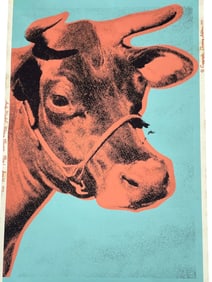 ANDY WARHOL 1971 COW WALLPAPER