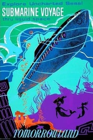Disney Submarine Tommorowland Poster