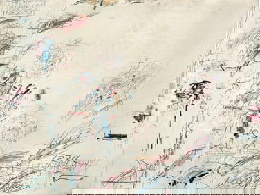Cy Twombly "Second Voyage to Italy, 1962" Print.