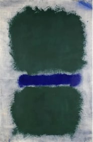 Mark Rothko "Green Divided by Blue" Print