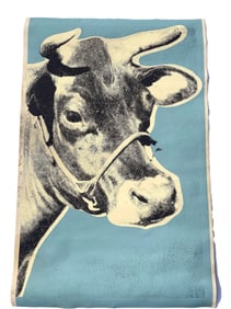 WARHOL 1971 COW WALLPAPER SCREENPRINT WHITNEY