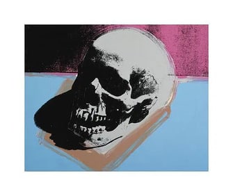 Andy Warhol "Skull," 1964