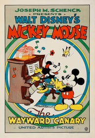 Walt Disney's Mickey Mouse The Wayward Canary Poster