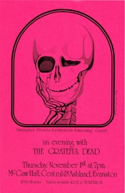 Grateful Dead Homecoming Concert Poster