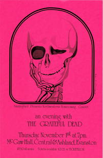 Grateful Dead Homecoming Concert Poster: Homecoming Concert poster for the Grateful Dead. Printed on high quality archival paper. Measures H 17 X W 11 in.