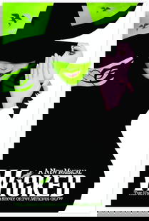 Wicked Broadway Poster: Wicked Broadway Poster - Measures 26.00 X 36.00 Inches, Unknown Printing Date, Linen Backed