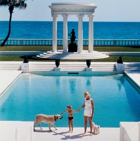 Slim Aarons 'Mrs FC and Son, Palm Beach' Print