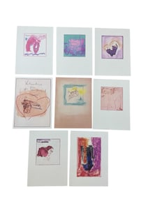 8pc HELEN FRANKENTHALER VALENTINE FOR MR WONDERFUL