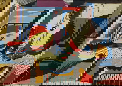 Pablo Picasso "Mandolin and Guitar, 1924" Offset Lithograph