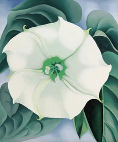 Georgia Okeefe "Jimson Weed, 1932" Offset Lithgraph