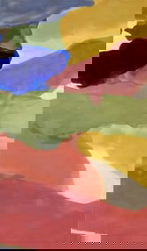 Helen Frankenthaler "Tutti-Frutti,1966" Offset Lithograph