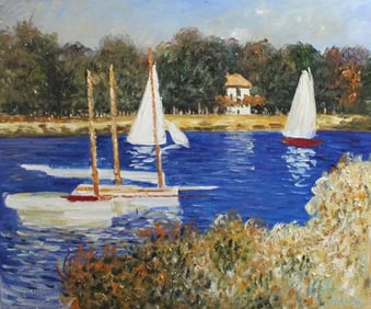 Claude Monet "Bassin d' Argenteuil, 1874" Print, After