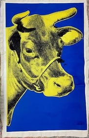 ANDY WARHOL Cow Wallpaper Poster