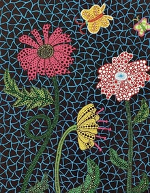 Yayoi Kusama "Unttled" Offset Lithograph