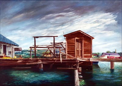 Aaron Bohrod "Untitled" Print