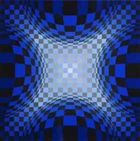 Victor Vasarely "Untitled" Offset Lithograph