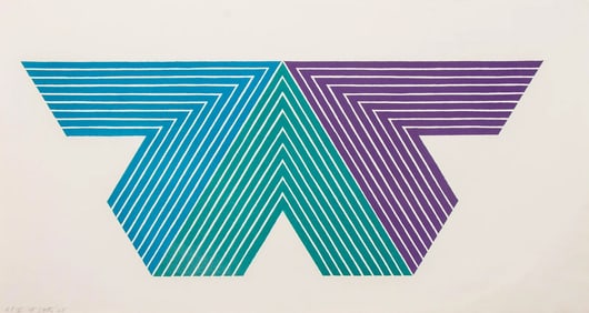 Frank Stella (American, b. 1936) Black Adder (from V Series), “1968 “