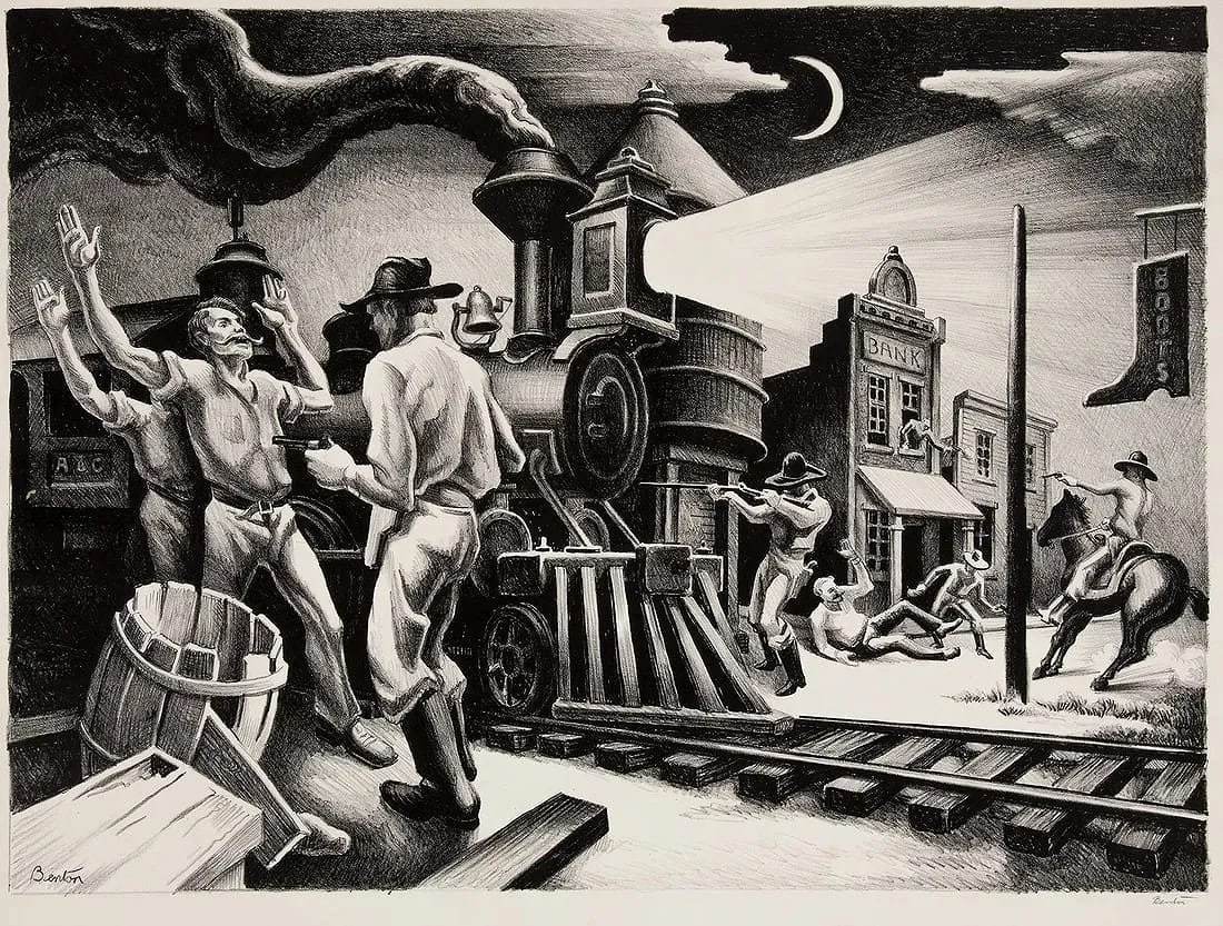 Thomas Hart Benton Jesse James (1 of 1)