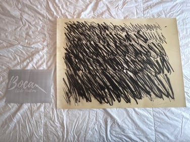 CY TWOMBLY (1928-2011) Untitled: one print