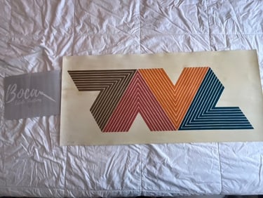 Frank Stella Pencil Signed Print