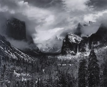 Ansel Adams - Clearing Winter Storm, Yosemite, 1944