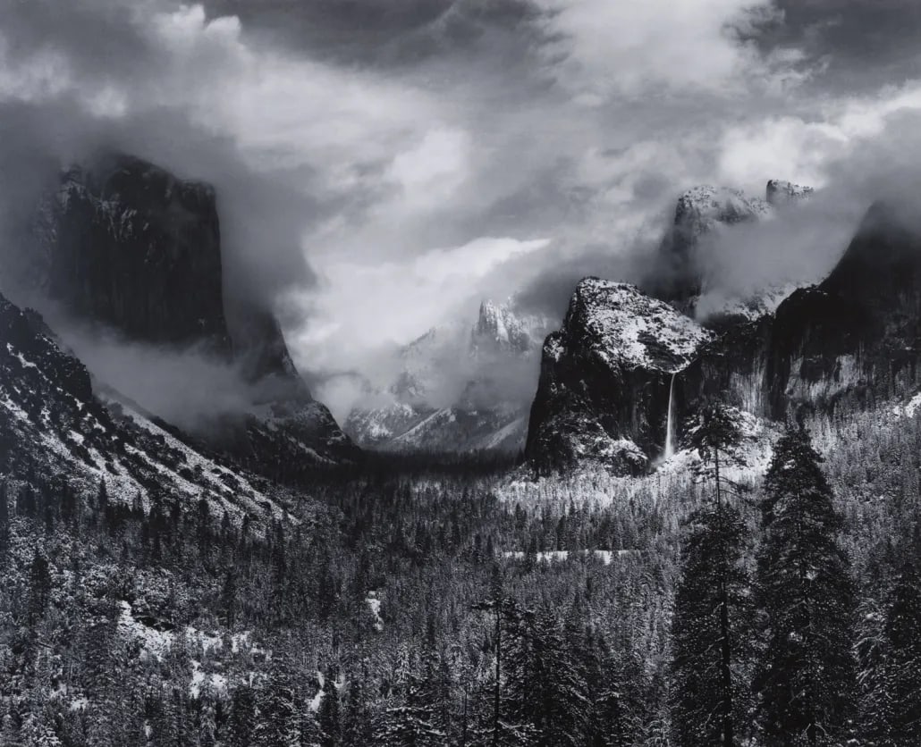 Ansel Adams - Clearing Winter Storm, Yosemite, 1944 (1 of 3)