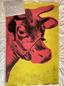 Andy Warhol Cow Wallpaper Marker signed