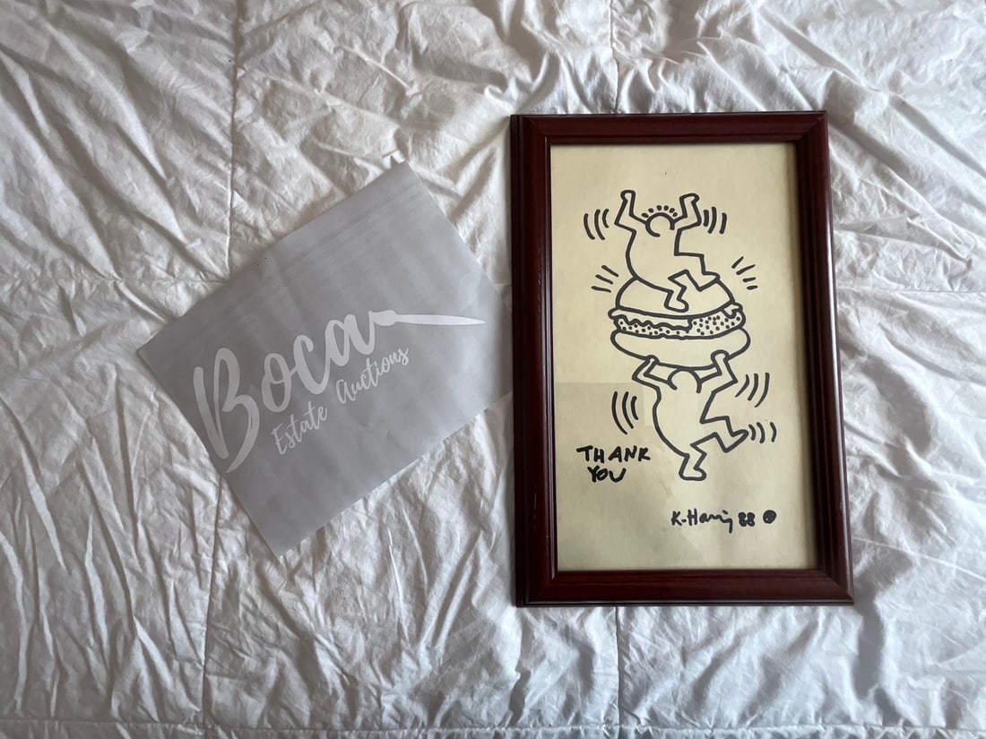 Keith Haring Marker on Paper, authentication (1 of 4)