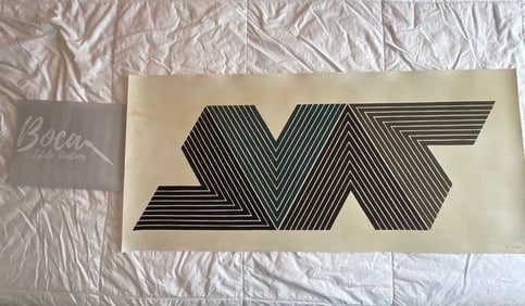 Frank Stella Pencil Signed Print
